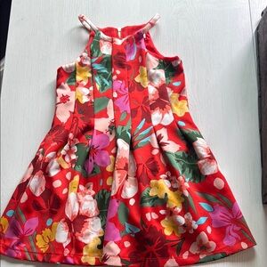 Go girls - Red Sleeveless Halter Sundress Casual size 6